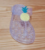 Pineapple Jelly Sandals