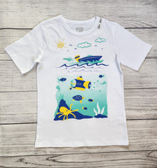 Ocean Scene Graphic Tee