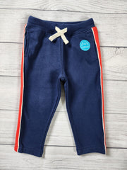 Side-Stripe Pull-On French Terry Pants