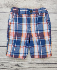 Plaid Chino Shorts