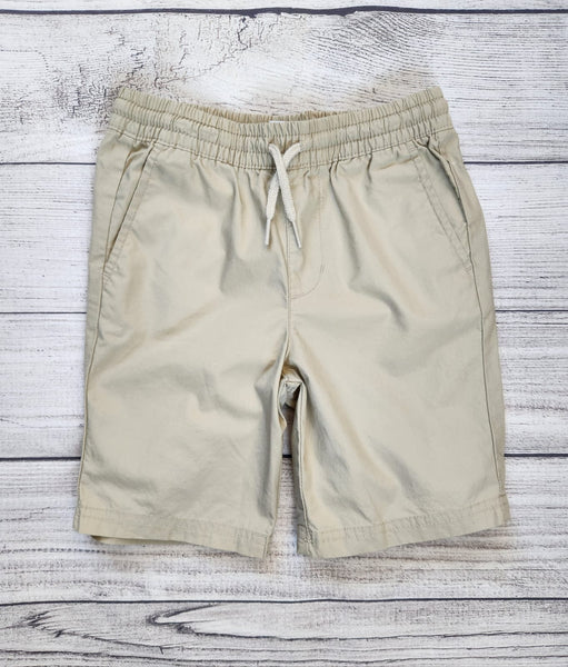 Functional-Drawstring Poplin Shorts