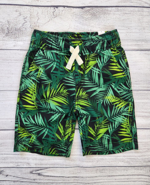 Printed Pull-On Jogger Shorts