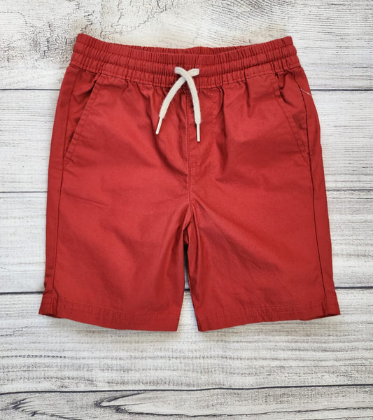 Functional-Drawstring Poplin Shorts