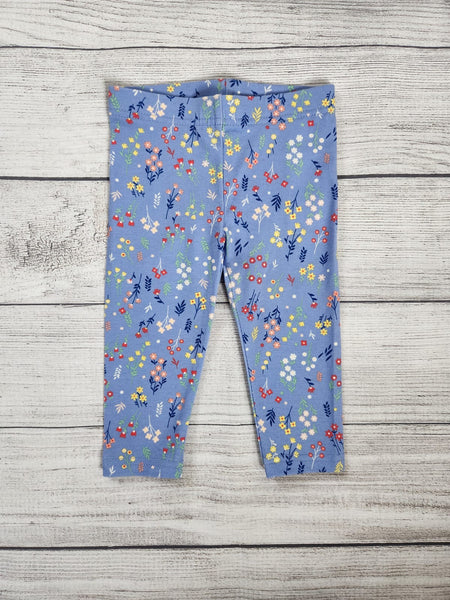 Wild Flower Capri Leggings