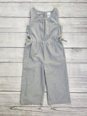 Striped Seersucker Jumpsuit