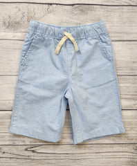 Chambray Pull-On Jogger Shorts