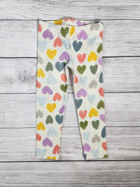 Heart Printed Leggings