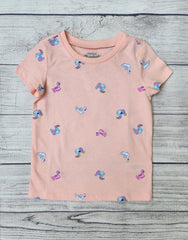 Swan Print Jersey Tee