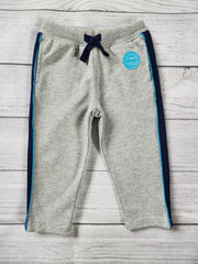 Side-Stripe Pull-On French Terry Pants