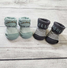 2-Pack Dino Keepsake Booties