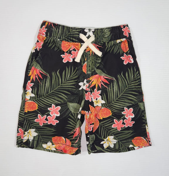 Printed Pull-On Jogger Shorts