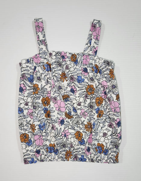 Floral Slub Jersey Tank