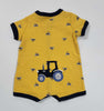 Tractor Snap-Front Romper