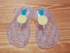 Pineapple Jelly Sandals