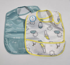 2-Pack Printed Water Resistant Bib