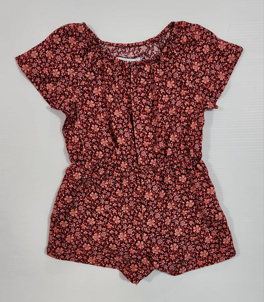 Floral Flutter Sleeve Romper