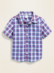 Plaid Poplin Shirt