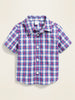 Plaid Poplin Shirt