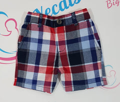 Plaid Chino Shorts