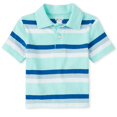 Striped Jersey Polo