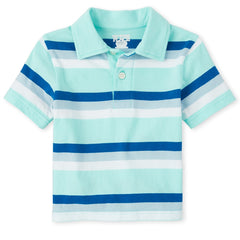 Striped Jersey Polo