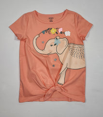Elephant Tie-Front Tee