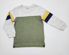 Striped Sleeve Raglan Tee