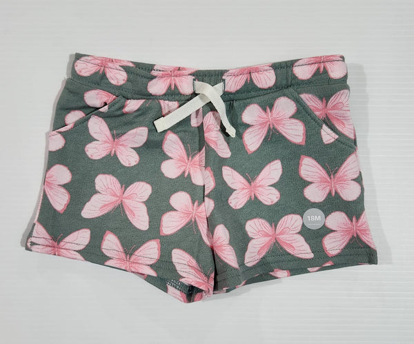 Butterfly Pull-On French Terry Shorts