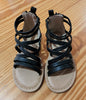 Strappy Faux-Leather Gladiator Sandals