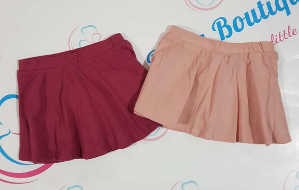 Solid Skorts 2-Pack