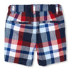 Plaid Chino Shorts