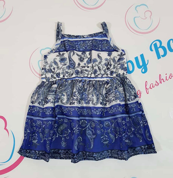 Floral Border Dress