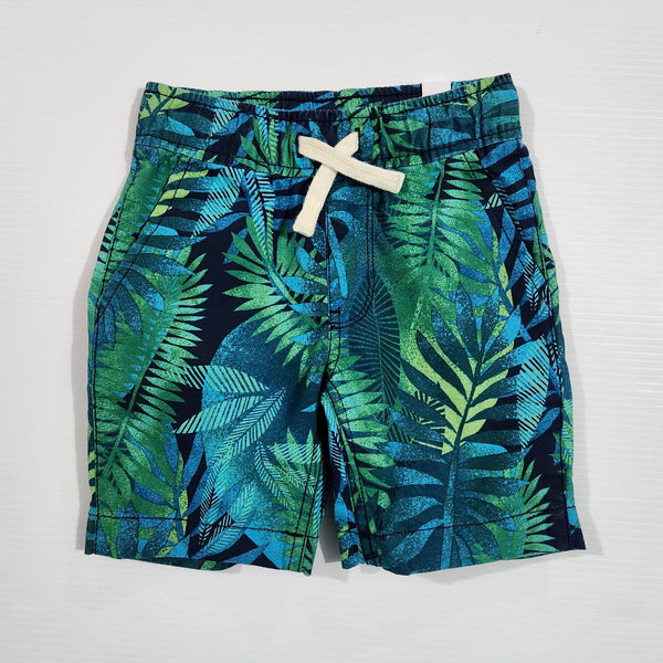 Printed Pull-On Jogger Shorts
