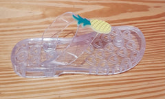 Pineapple Jelly Sandals