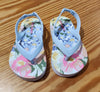 Floral Print Flip Flops