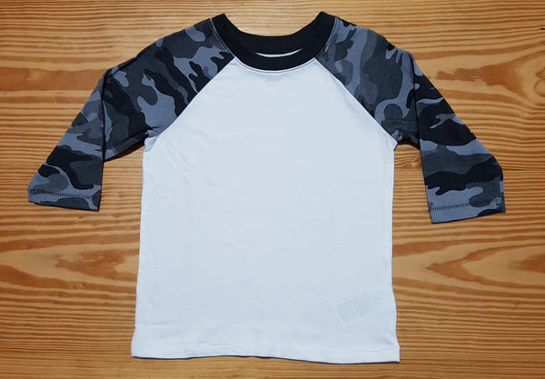 Camo Sleeve Raglan Tee