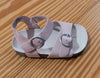 Faux-Leather Double-Buckle Sandals