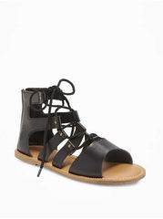 Laced Gladiator Sandals