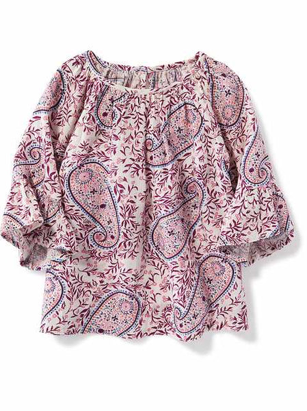 Ruffle-Trim Tunic