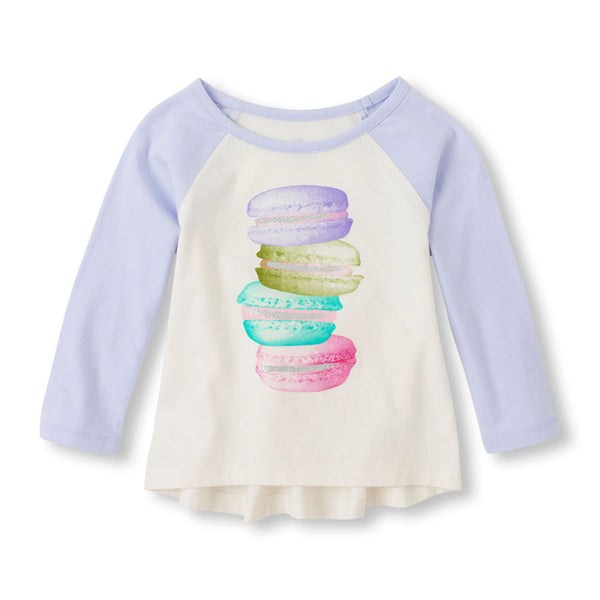 Hi-Low Fleece Raglan Top