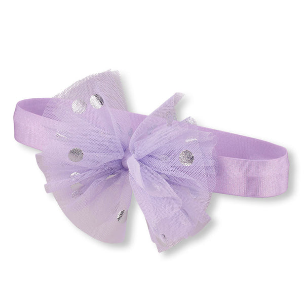 Foil Dot Bow Headwrap