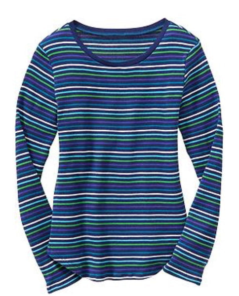 Patterned Waffle-Knit Tee
